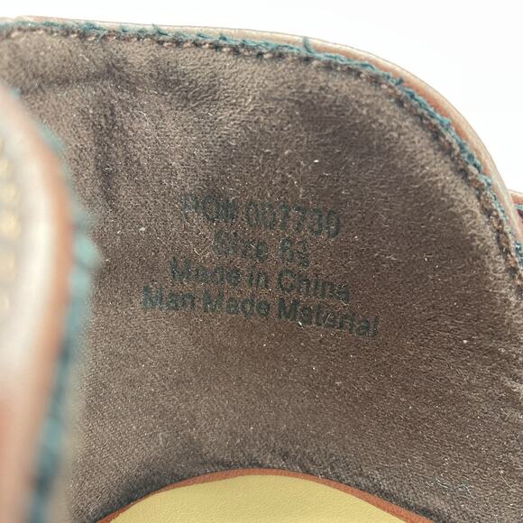 NEW Journee Collection Women’s Ekko Cross Weaved Flats Brown Size 6.5 - Picture 5 of 10